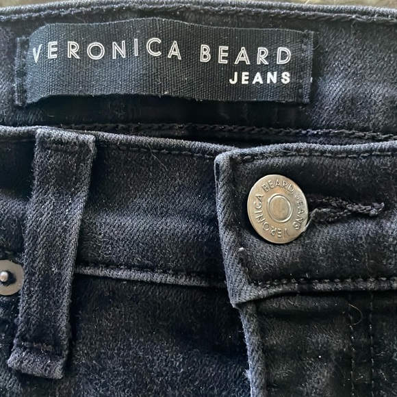 Veronica Beard – Daria Kick Flare Jeans in Black, size 27 - Picture 4 of 5